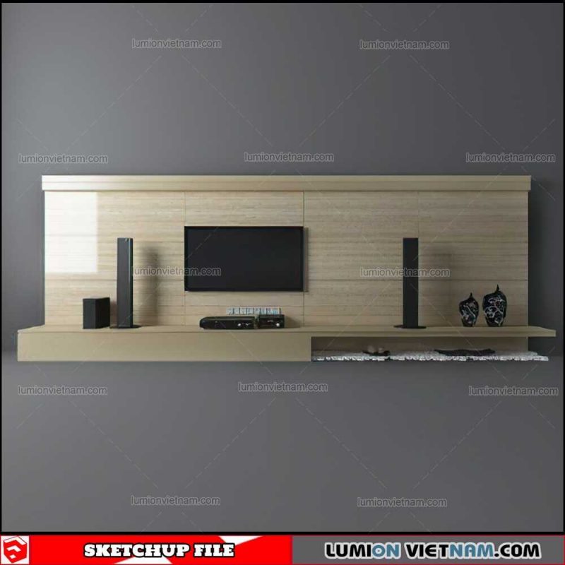 Wall Unit - Sketchup Models
