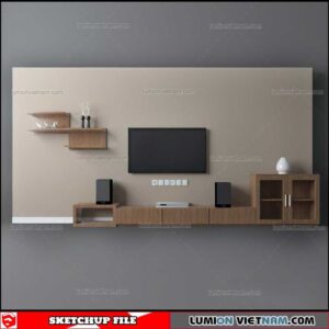 Wall Unit - Sketchup Models