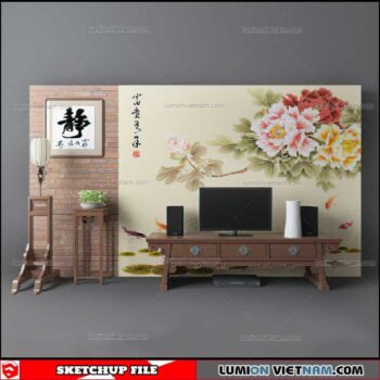 Wall Unit - Sketchup Models