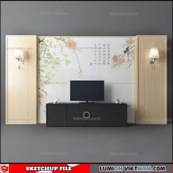 Wall Unit - Sketchup Models