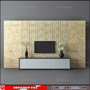 Wall Unit - Sketchup Models