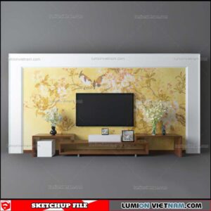 Wall Unit - Sketchup Models