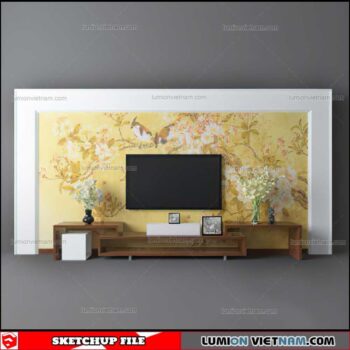 Wall Unit - Sketchup Models