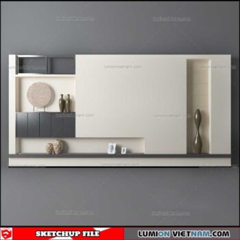 Wall Unit - Sketchup Models