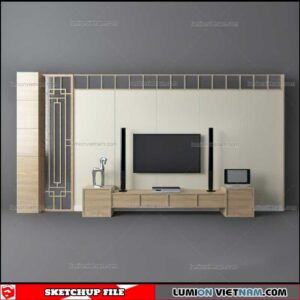 Wall Unit - Sketchup Models