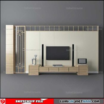 Wall Unit - Sketchup Models
