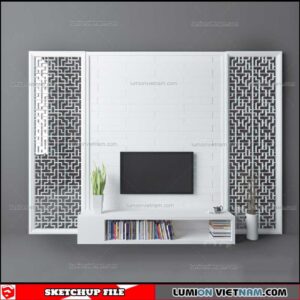 Wall Unit - Sketchup Models