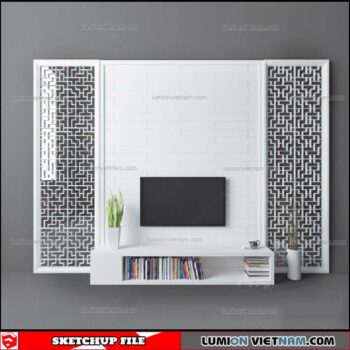 Wall Unit - Sketchup Models