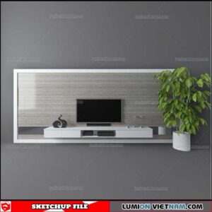 Wall Unit - Sketchup Models