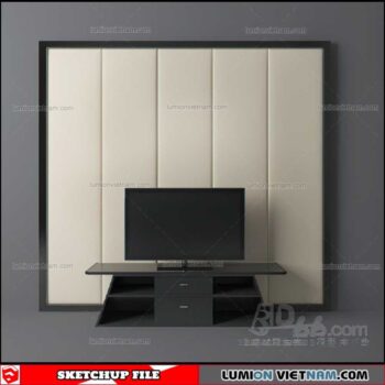 Wall Unit - Sketchup Models