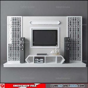 Wall Unit - Sketchup Models
