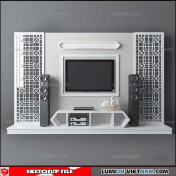 Wall Unit - Sketchup Models