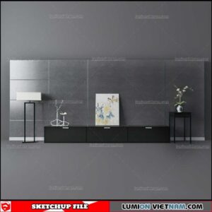 Wall Unit - Sketchup Models
