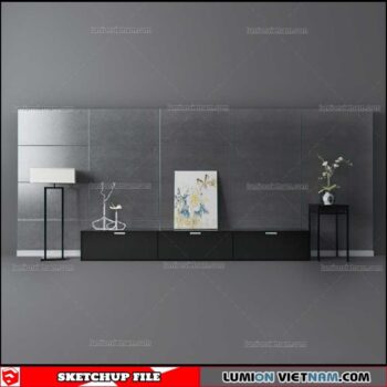 Wall Unit - Sketchup Models