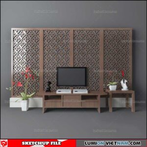 Wall Unit - Sketchup Models