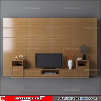 Wall Unit - Sketchup Models