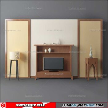 Wall Unit - Sketchup Models