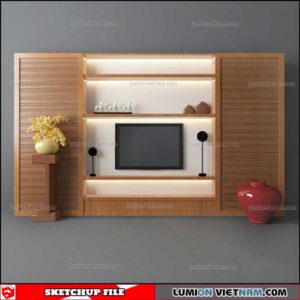Wall Unit - Sketchup Models