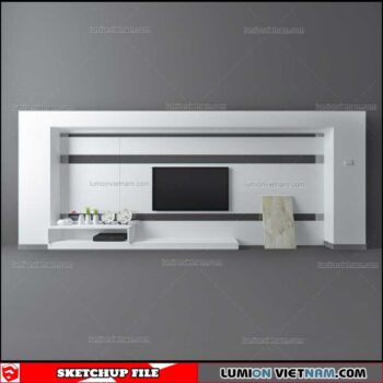 Wall Unit - Sketchup Models