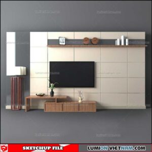 Wall Unit - Sketchup Models
