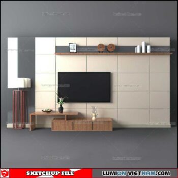 Wall Unit - Sketchup Models