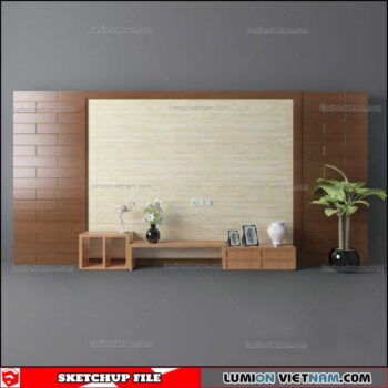 Wall Unit - Sketchup Models