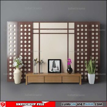 Wall Unit - Sketchup Models