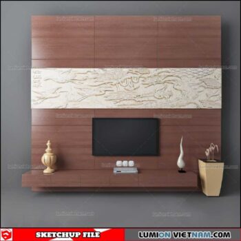 Wall Unit - Sketchup Models