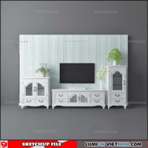 Wall Unit - Sketchup Models