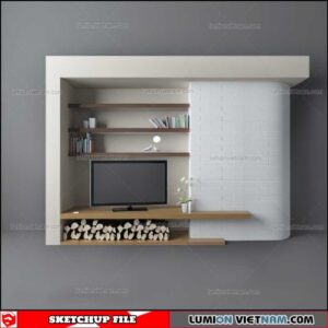Wall Unit - Sketchup Models