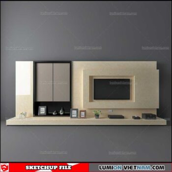 Wall Unit - Sketchup Models