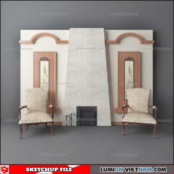Wall Unit - Sketchup Models