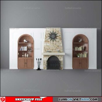 Wall Unit - Sketchup Models