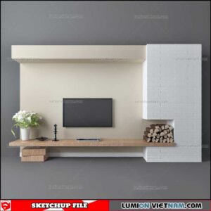Wall Unit - Sketchup Models