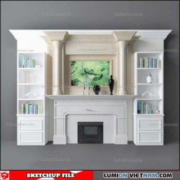 Wall Unit - Sketchup Models
