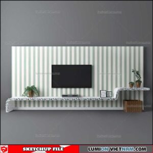 Wall Unit - Sketchup Models