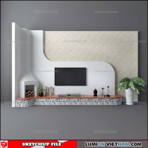 Wall Unit - Sketchup Models