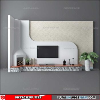 Wall Unit - Sketchup Models