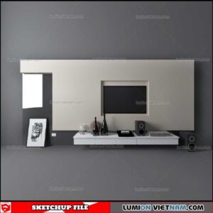 Wall Unit - Sketchup Models