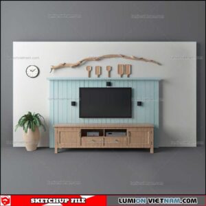 Wall Unit - Sketchup Models