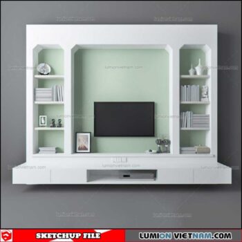 Wall Unit - Sketchup Models
