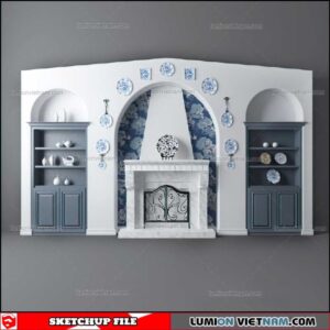 Wall Unit - Sketchup Models