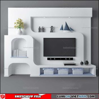 Wall Unit - Sketchup Models
