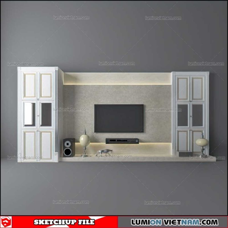 Wall Unit - Sketchup Models
