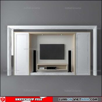 Wall Unit - Sketchup Models