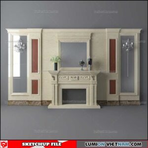 Wall Unit - Sketchup Models