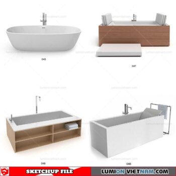 Bathroom Appliances - Sketchup Models By NhaTay