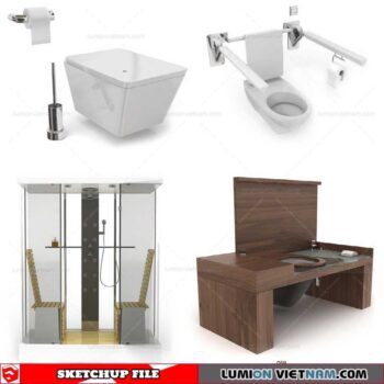 Bathroom Appliances - Sketchup Models By NhaTay