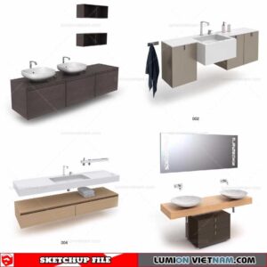 Bathroom Appliances - Sketchup Models By NhaTay
