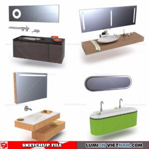 Bathroom Appliances - Sketchup Models By NhaTay